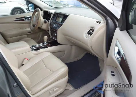 2015 Nissan Pathfinder Platinum z USA, uszkodzony, nr VIN 5N1AR2MM5FC690592